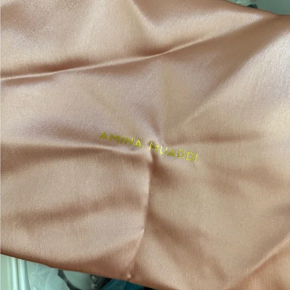 Amina Muaddi Iridescent Blue Heels - Picture 4 of 4